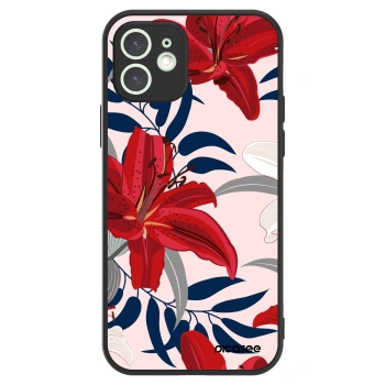 Picasee ULTIMATE CASE MagSafe pro Apple iPhone 12 - Red Lily