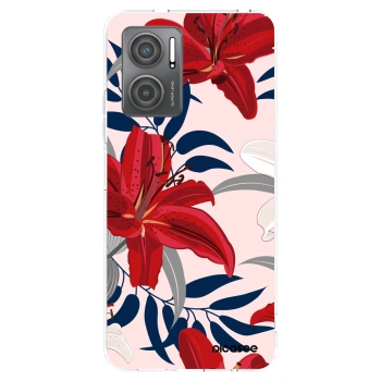Picasee silikónový prehľadný obal pre Xiaomi Redmi 10 5G - Red Lily