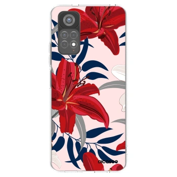 Picasee silikónový prehľadný obal pre Xiaomi Redmi Note 11S 5G - Red Lily