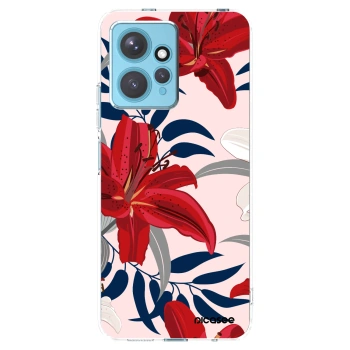 Picasee silikónový prehľadný obal pre Xiaomi Redmi Note 12 4G - Red Lily