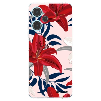 Picasee silikónový prehľadný obal pre Xiaomi Poco F5 - Red Lily