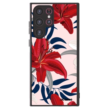 Picasee ULTIMATE CASE PowerShare pro Samsung Galaxy S22 Ultra 5G - Red Lily