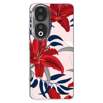 Picasee silikónový prehľadný obal pre Honor 90 5G - Red Lily