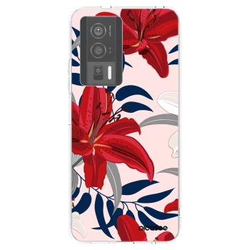 Picasee silikónový prehľadný obal pre Xiaomi Poco F5 Pro 5G - Red Lily