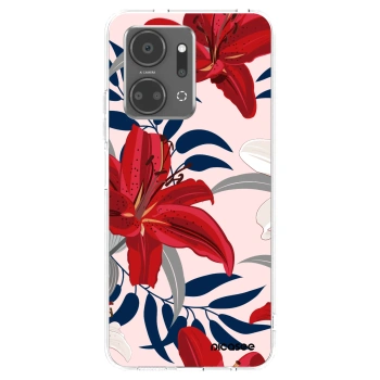 Picasee silikónový prehľadný obal pre Honor X7a - Red Lily