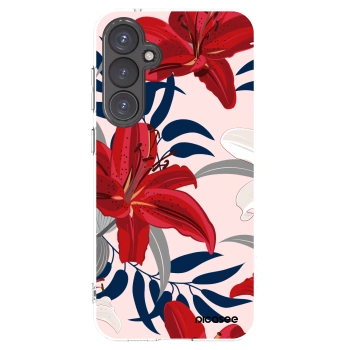 Picasee silikónový prehľadný obal pre Samsung Galaxy S23 FE S711B - Red Lily
