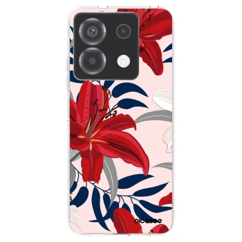Picasee silikónový prehľadný obal pre Xiaomi Poco X6 - Red Lily