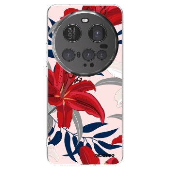 Picasee silikónový prehľadný obal pre Xiaomi 15 Ultra - Red Lily
