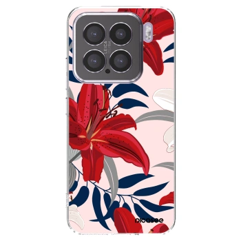 Picasee silikónový prehľadný obal pre Xiaomi 15 - Red Lily