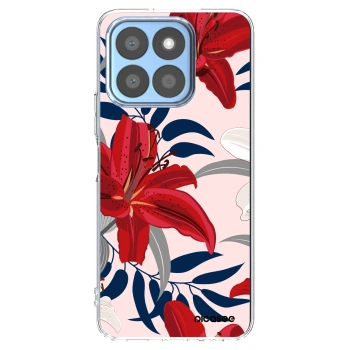 Picasee silikónový prehľadný obal pre Honor X8c - Red Lily