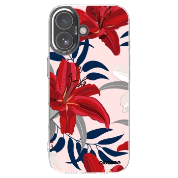Picasee silikónový prehľadný obal pre Apple iPhone 17 - Red Lily