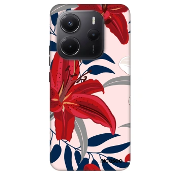 Obal pre Xiaomi Redmi Note 14 5G - Red Lily