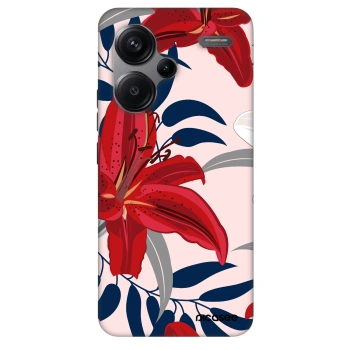 Obal pre Xiaomi Redmi Note 13 Pro+ 5G - Red Lily