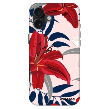 Obal pre Apple iPhone 16 Plus - Red Lily
