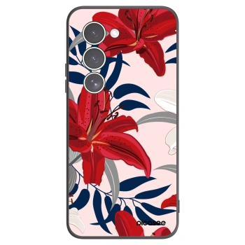 Picasee silikónový čierny obal pre Xiaomi Redmi 15 5G - Red Lily