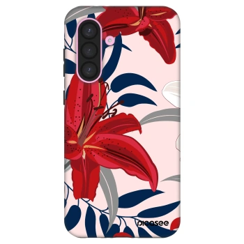 Obal pre Samsung Galaxy A56 5G A566B - Red Lily