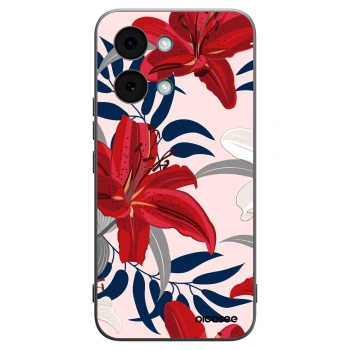 Picasee silikónový čierny obal pre Xiaomi Poco X8 Pro Max - Red Lily