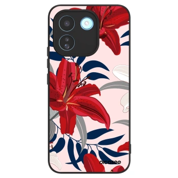 Obal pre Xiaomi Redmi Note 17 Pro MAX 5G - Red Lily