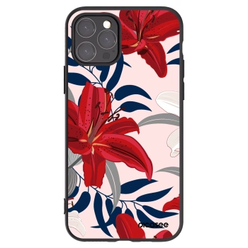 Picasee silikónový čierny obal pre Apple iPhone 11 Pro - Red Lily