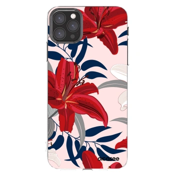 Picasee silikónový prehľadný obal pre Apple iPhone 11 Pro Max - Red Lily