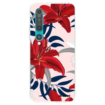 Picasee silikónový prehľadný obal pre Xiaomi Mi 10 - Red Lily