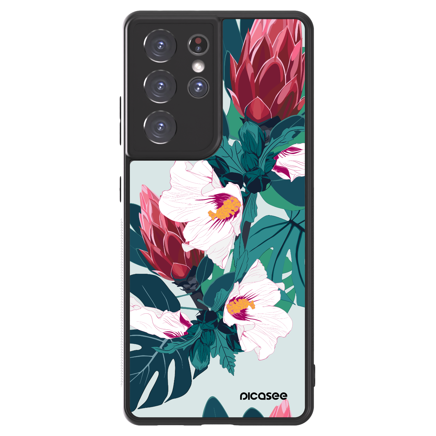Picasee ULTIMATE CASE pro Samsung Galaxy S21 Ultra 5G G998B - Rhododendron
