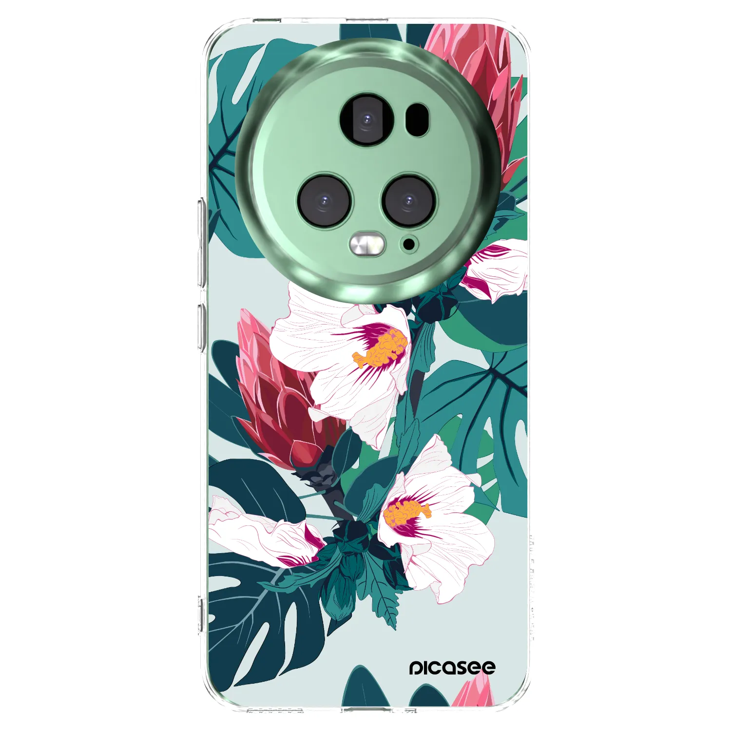 Silikónový prehľadný obal pre Honor Magic5 Pro - Rhododendron