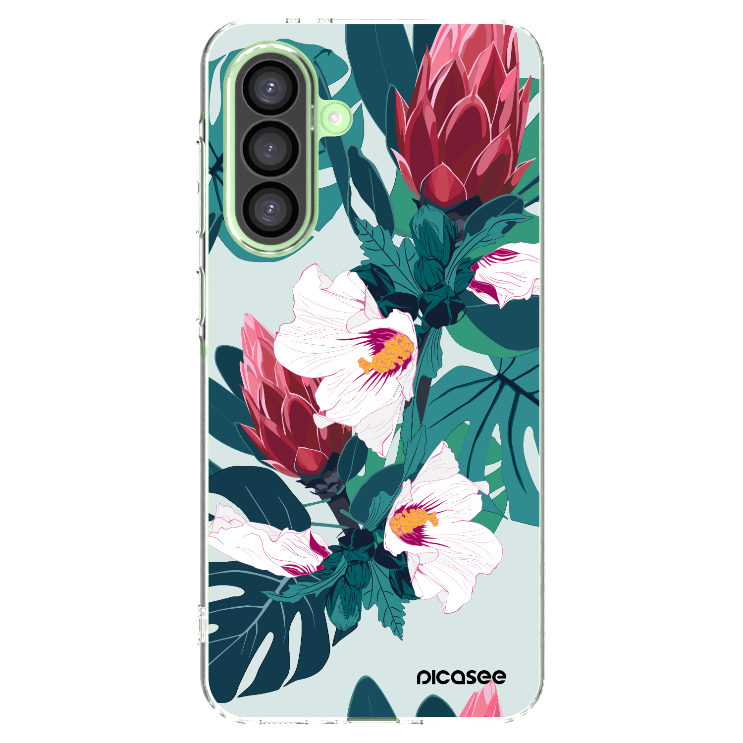 Picasee silikónový prehľadný obal pre Samsung Galaxy A26 5G A266B - Rhododendron