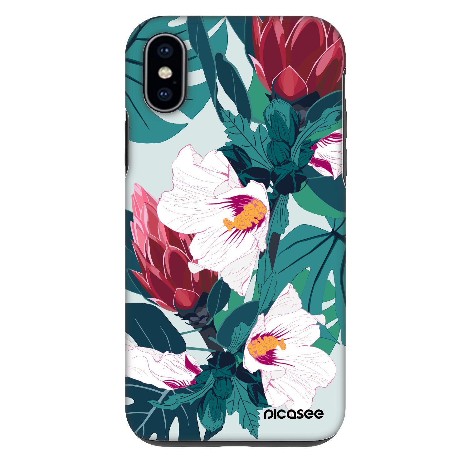 Picasee Fashion Case pre Apple iPhone X/XS - Rhododendron