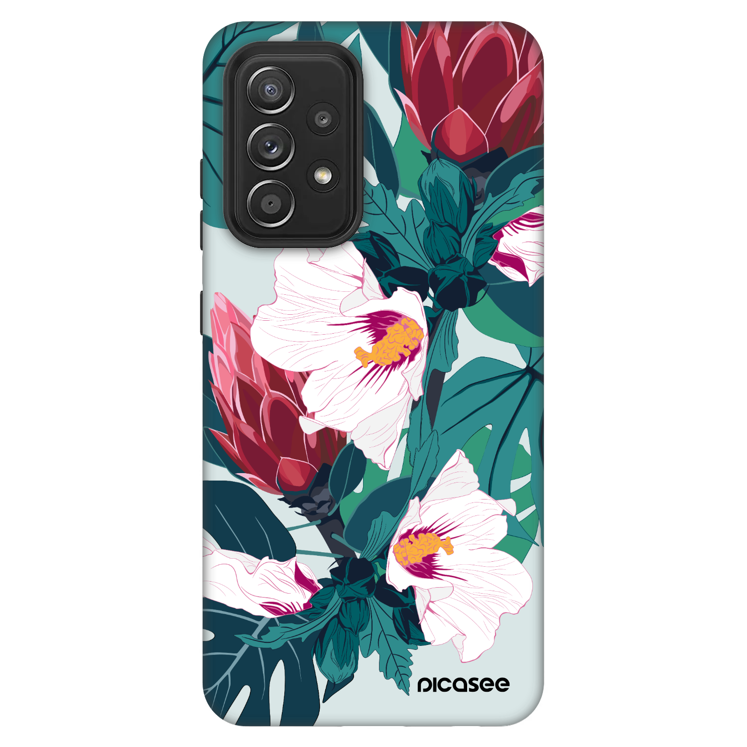 Picasee Fashion Case pre Samsung Galaxy A52s 5G A528B - Rhododendron