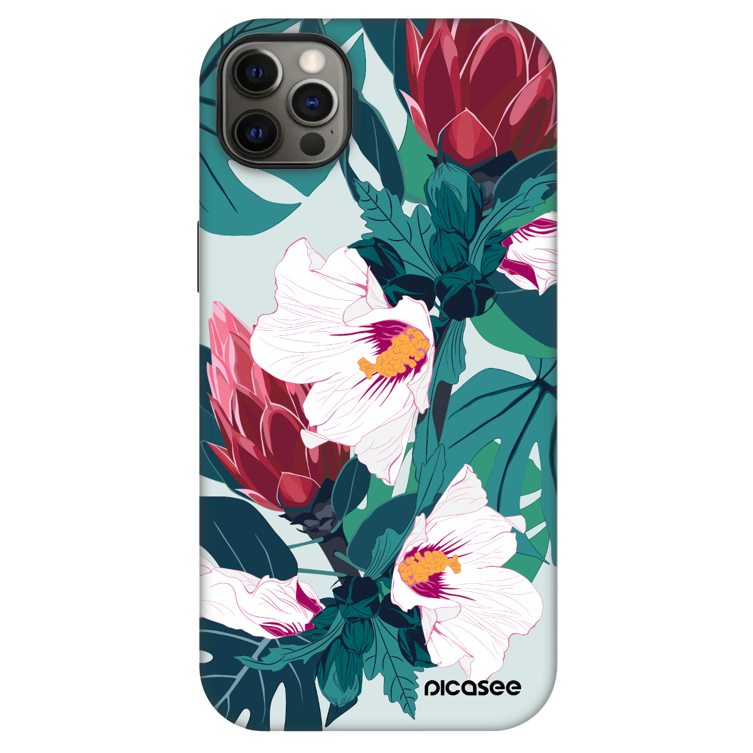 Picasee Fashion Case MagSafe pre Apple iPhone 12 Pro Max - Rhododendron