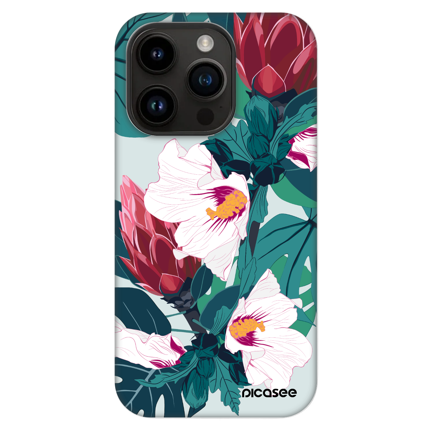 Picasee Fashion Case MagSafe pre Apple iPhone 14 Pro - Rhododendron