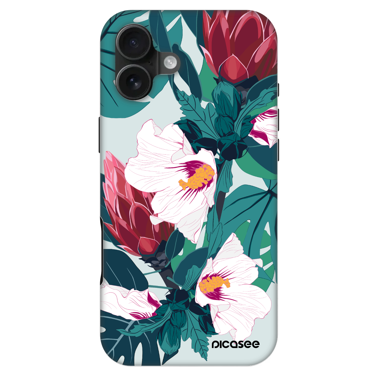 Picasee Fashion Case MagSafe pre Apple iPhone 16 Plus - Rhododendron