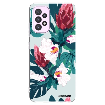 Picasee silikónový prehľadný obal pre Samsung Galaxy A32 5G A326B - Rhododendron