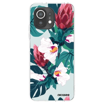 Picasee silikónový prehľadný obal pre Xiaomi Mi 11 - Rhododendron