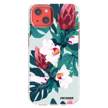 Picasee silikónový prehľadný obal pre Apple iPhone 13 - Rhododendron