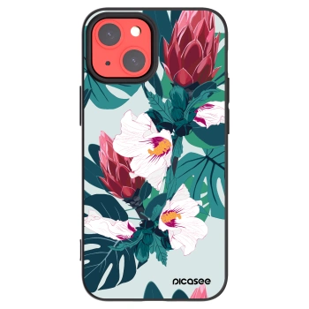Picasee silikónový čierny obal pre Apple iPhone 13 mini - Rhododendron
