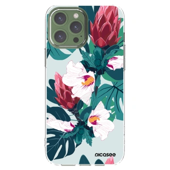Picasee silikónový prehľadný obal pre Apple iPhone 13 Pro Max - Rhododendron