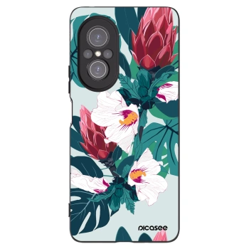 Picasee silikónový čierny obal pre Huawei Nova 9 SE - Rhododendron