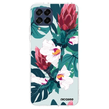 Picasee silikónový prehľadný obal pre Samsung Galaxy M53 5G - Rhododendron