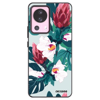 Picasee silikónový čierny obal pre Xiaomi 13 Lite - Rhododendron