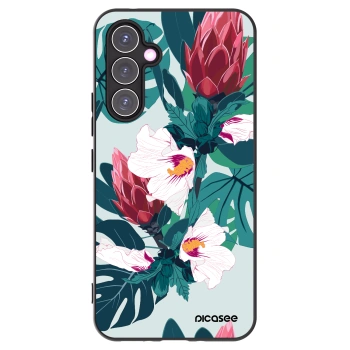 Picasee silikónový čierny obal pre Samsung Galaxy A54 5G A546B - Rhododendron