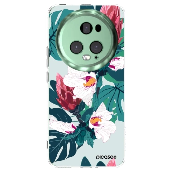 Picasee silikónový prehľadný obal pre Honor Magic5 Pro - Rhododendron