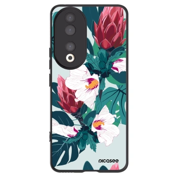 Picasee silikónový čierny obal pre Honor 90 5G - Rhododendron