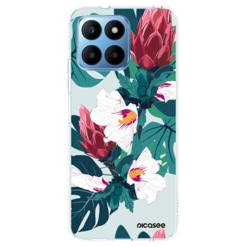 Picasee silikónový prehľadný obal pre Honor 70 Lite - Rhododendron