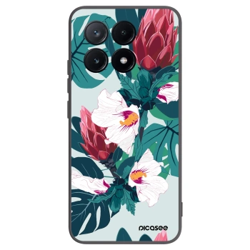 Picasee silikónový čierny obal pre Xiaomi Poco X6 Pro - Rhododendron