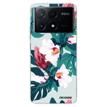 Picasee silikónový prehľadný obal pre Xiaomi Poco X6 Pro - Rhododendron