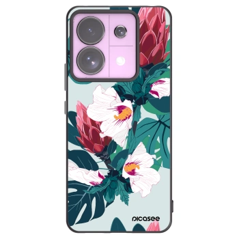 Picasee silikónový čierny obal pre Xiaomi Redmi Note 13 Pro 5G - Rhododendron
