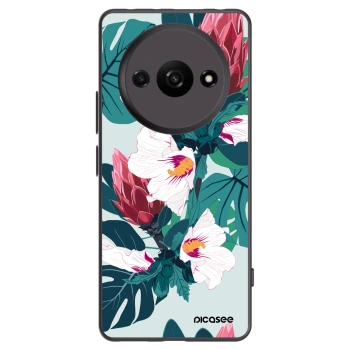 Picasee silikónový čierny obal pre Xiaomi Redmi A3 - Rhododendron