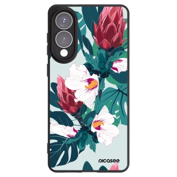 Picasee silikónový čierny obal pre Samsung Galaxy S25 Edge 5G - Rhododendron